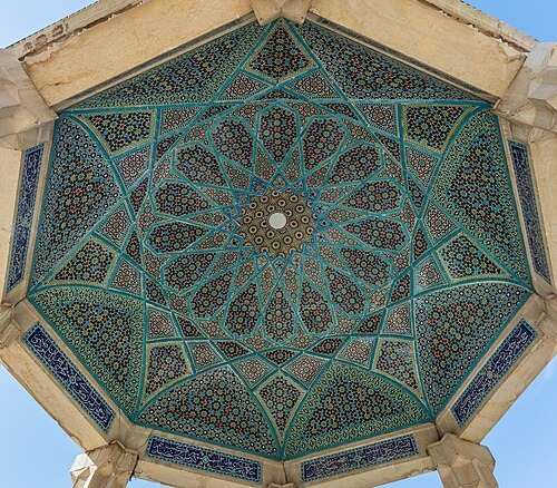 آرامگاه حافظ شیراز : طراحی سقف